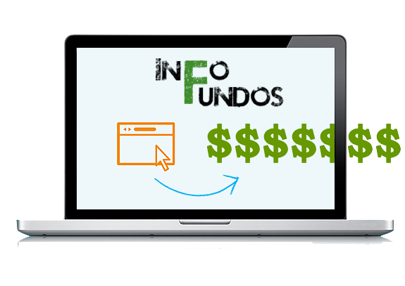 Computador acessando o InfoFundos.com